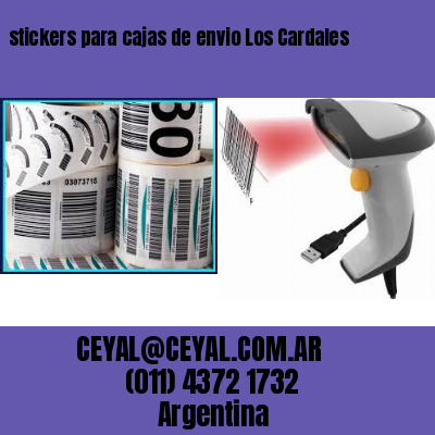 stickers para cajas de envio Los Cardales