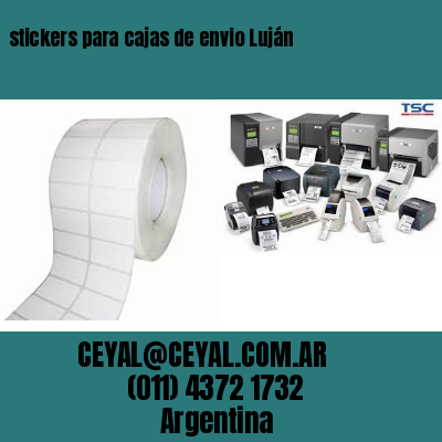 stickers para cajas de envio Luján
