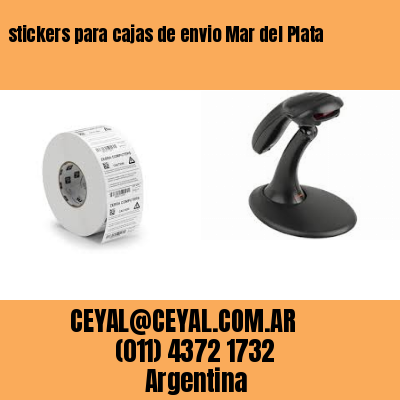 stickers para cajas de envio Mar del Plata