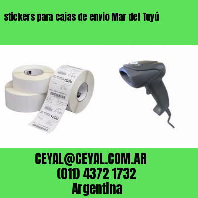 stickers para cajas de envio Mar del Tuyú