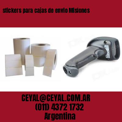 stickers para cajas de envio Misiones