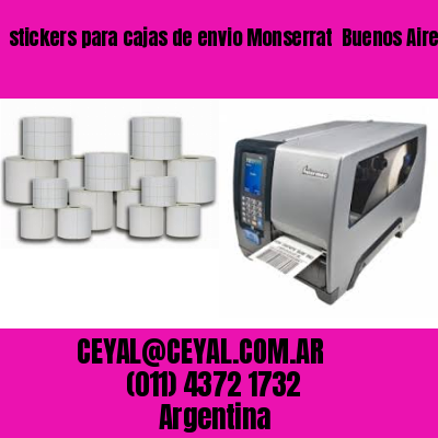 stickers para cajas de envio Monserrat  Buenos Aires