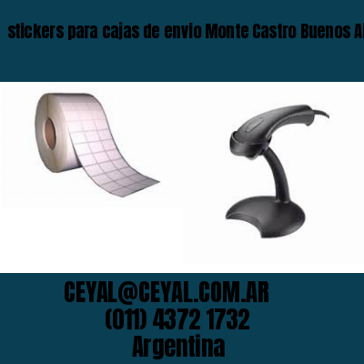 stickers para cajas de envio Monte Castro Buenos Aires