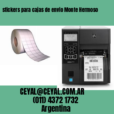 stickers para cajas de envio Monte Hermoso