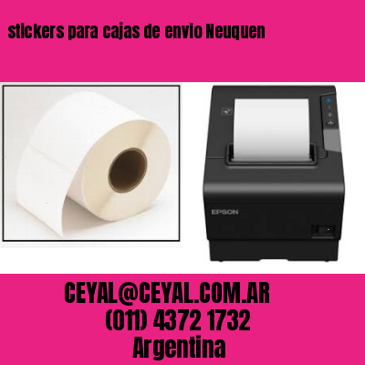 stickers para cajas de envio Neuquen