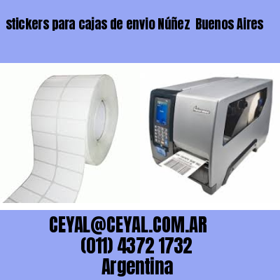 stickers para cajas de envio Núñez  Buenos Aires