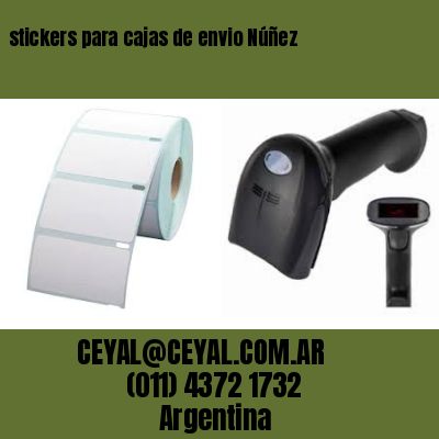 stickers para cajas de envio Núñez