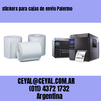 stickers para cajas de envio Palermo