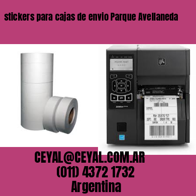 stickers para cajas de envio Parque Avellaneda