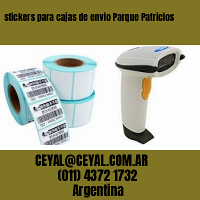 stickers para cajas de envio Parque Patricios