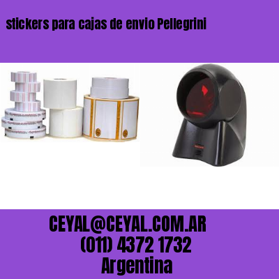 stickers para cajas de envio Pellegrini