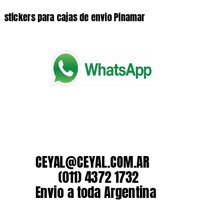 stickers para cajas de envio Pinamar