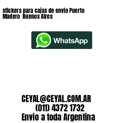 stickers para cajas de envio Puerto Madero Buenos Aires