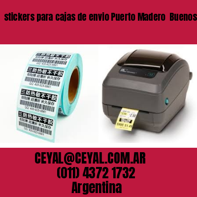 stickers para cajas de envio Puerto Madero  Buenos Aires