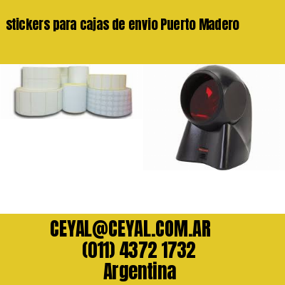 stickers para cajas de envio Puerto Madero