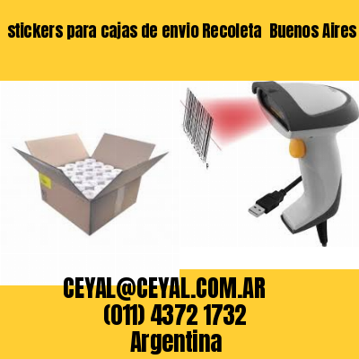stickers para cajas de envio Recoleta  Buenos Aires