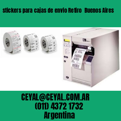 stickers para cajas de envio Retiro  Buenos Aires