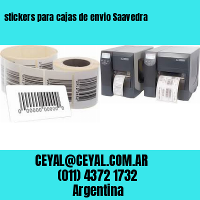 stickers para cajas de envio Saavedra