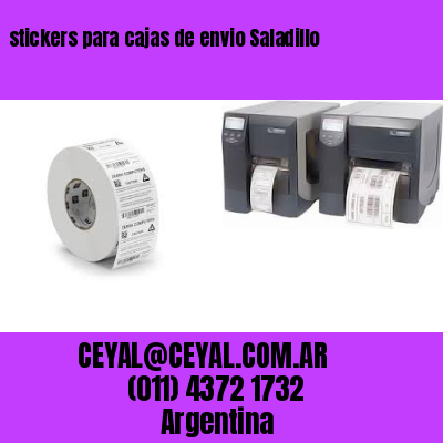 stickers para cajas de envio Saladillo