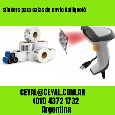 stickers para cajas de envio Salliqueló