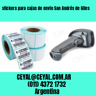 stickers para cajas de envio San Andrés de Giles