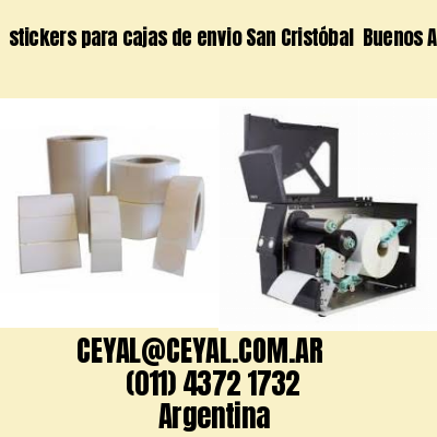 stickers para cajas de envio San Cristóbal  Buenos Aires