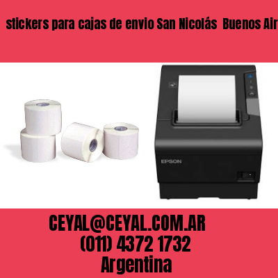 stickers para cajas de envio San Nicolás  Buenos Aires