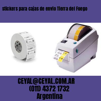 stickers para cajas de envio Tierra del Fuego