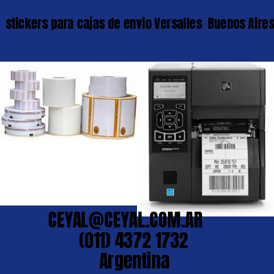 stickers para cajas de envio Versalles  Buenos Aires