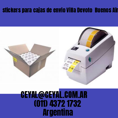 stickers para cajas de envio Villa Devoto  Buenos Aires