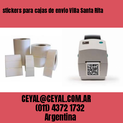stickers para cajas de envio Villa Santa Rita