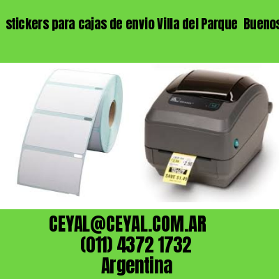 stickers para cajas de envio Villa del Parque  Buenos Aires