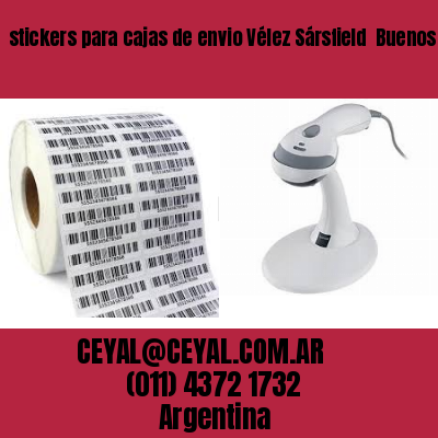 stickers para cajas de envio Vélez Sársfield  Buenos Aires