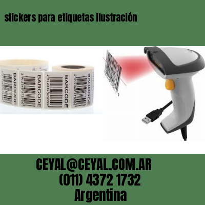 stickers para etiquetas ilustración