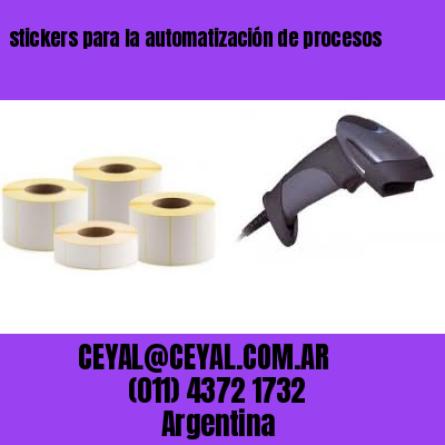 stickers para la automatización de procesos