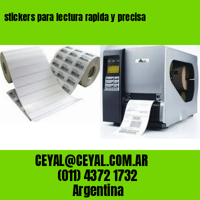 stickers para lectura rapida y precisa