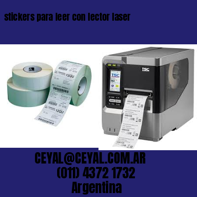 stickers para leer con lector laser