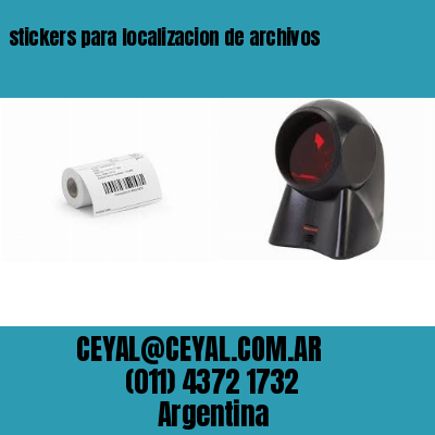 stickers para localizacion de archivos
