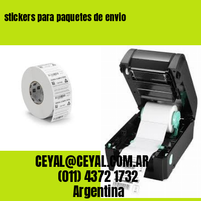stickers para paquetes de envio