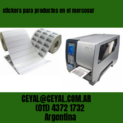 stickers para productos en el mercosur