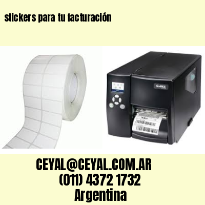 stickers para tu facturación
