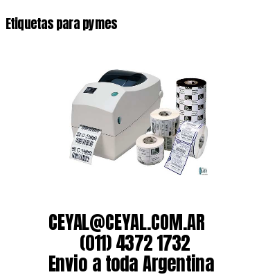 Etiquetas para pymes