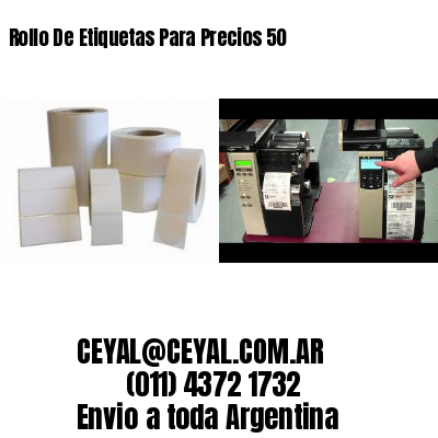 Rollo De Etiquetas Para Precios 50