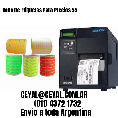 Rollo De Etiquetas Para Precios 55