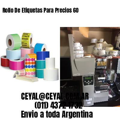 Rollo De Etiquetas Para Precios 60