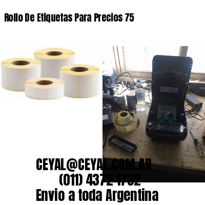 Rollo De Etiquetas Para Precios 75