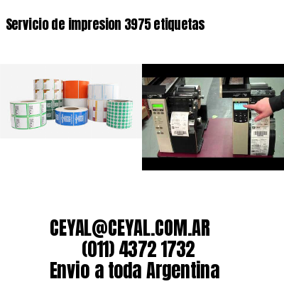 Servicio de impresion 3975 etiquetas