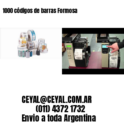 1000 códigos de barras Formosa