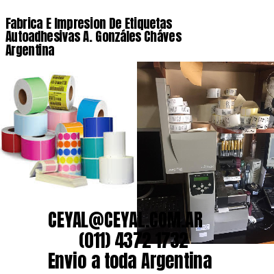 Fabrica E Impresion De Etiquetas Autoadhesivas A. Gonzáles Cháves Argentina