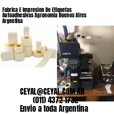 Fabrica E Impresion De Etiquetas Autoadhesivas Agronomia Buenos Aires Argentina